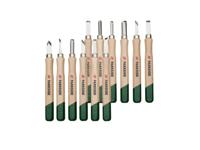 PARKSIDE Steekbeitels of houtsnijset (Houtsnijwerkset, 12-delig)