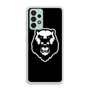 Angry Bear (black): Samsung Galaxy A52s 5G Transparant Hoesje