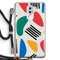 Illustratieve pop 1: Honor 6X Transparant Hoesje met koord
