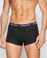 Cotton Stretch Trunk - 3 pack heren boxershort korte pijpjes - Zwart