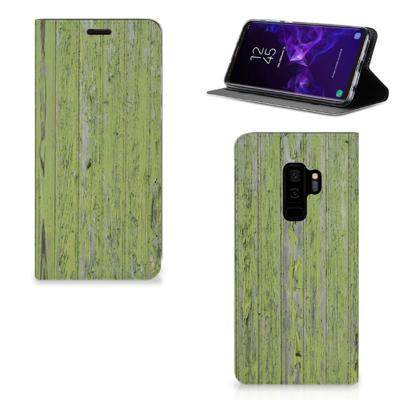 Samsung Galaxy S9 Plus Book | Wallet Case | Green Wood
