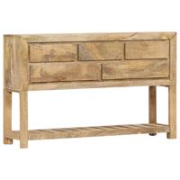 Dressoir 120x30x75 cm massief mangohout