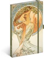 Alphonse Mucha Notitieboek A5 Poetry Alphonse Mucha Notitieboek A5 Poetry