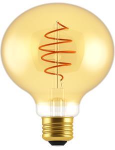 Nordlux LED Globe G125 E27 4,9-35W 2200K filament spiraal gold dimbaar - 2760150