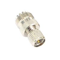 Mini UHF male naar UHF female connector RF coaxiale adapter