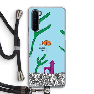 Aquarium: OnePlus Nord Transparant Hoesje met koord