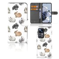 Telefoonhoesje | Met pasjeshouder | voor Xiaomi 12T | 12T Pro Konijntjes