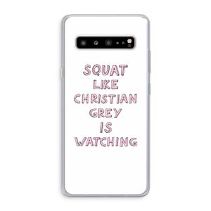 Christian Grey: Samsung Galaxy S10 5G Transparant Hoesje