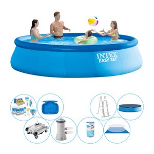 Intex Easy Set Rond 457x107 cm - Zwembad Bundel