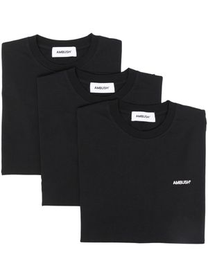 AMBUSH t-shirt à logo imprimé - Noir