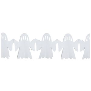 Halloween/Horror thema spoken/geesten slinger 4 meter van papier - Feestslingers