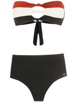 Brigitte bikini à détail de nœud - Noir - thumbnail