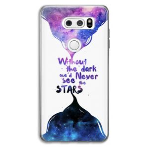 Stars quote: LG V30 Transparant Hoesje
