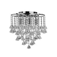 Plafondlamp Dorchester 5Lt Chrome Metal & Crystal - thumbnail