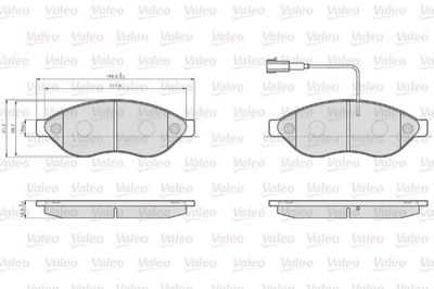 Remblok Vul Citroen Jumper I 872468