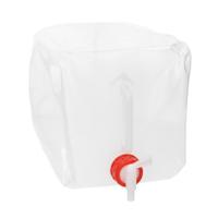 Jerrycan/watertank met kraan - opvouwbaar - 10 liter - outdoor/kamperen Jerrycan/watertank met kraan - opvouwbaar - 10 liter - outdoor/kamperen