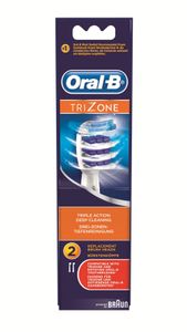 Oral-B 2 TriZone Elektrische Tandenborstel Opzetborstels