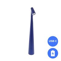 Nordic LED Tafellamp - Marineblauw- 34 cm - Dimbaar
