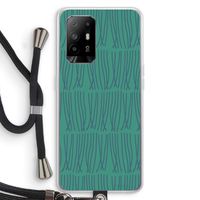 Swirls: Oppo A94 5G Transparant Hoesje met koord Swirls: Oppo A94 5G Transparant Hoesje met koord