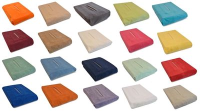 Badstofhoes voor massagetafel en behandelbank met uitsparing mint