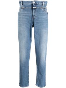 Closed Jeans met toelopende pijpen - Blauw