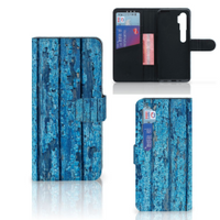 Xiaomi Mi Note 10 Pro Book Style Case Wood Blue
