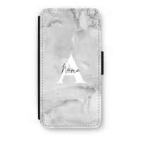 Ivory Marble: iPhone 7 Plus Flip Hoesje