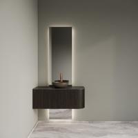 Badkamermeubelset Gliss Design Alluro 100 cm Links Ebony