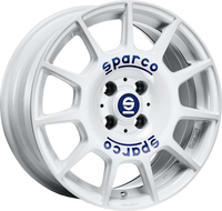 SPARCO TERRA. WIT BLAUW LETTER