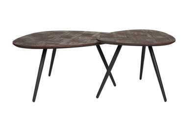 ZILT Organische Salontafel 'Bryanne' Set van 2 stuks