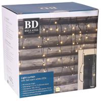 Bellatio Decorations ijspegelverlichting - 360 leds - warm wit - 12 mtr - kerstverlichting