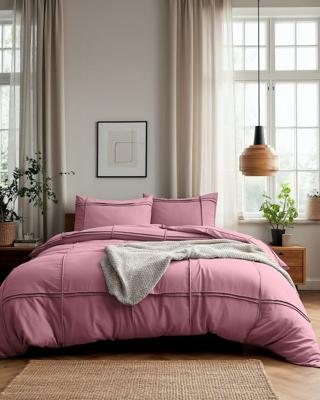 Sleeptime Washed Tufted Oud Roze 200 x 200/220 cm