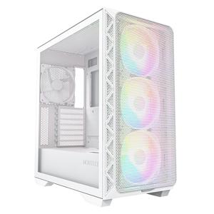 MONTECH AIR 903 MAX Midi-tower PC-behuizing Wit 4 voorgeïnstalleerde LED-ventilators