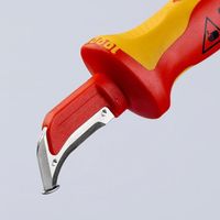 Knipex 98 55 SB stanleymes Rood, Geel Mes met vast lemmet - thumbnail