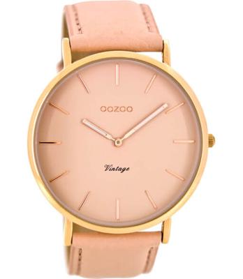 OOZOO Timepieces Horloge Zacht Roze | C8131