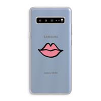 Kusje: Samsung Galaxy S10 5G Transparant Hoesje