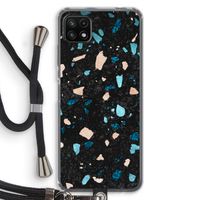 Terrazzo N°11: Samsung Galaxy A22 5G Transparant Hoesje met koord