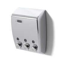 Wenko Varese Zeepdispenser 25x8x19cm Verchroomd kunststof chroom WO18403 - thumbnail