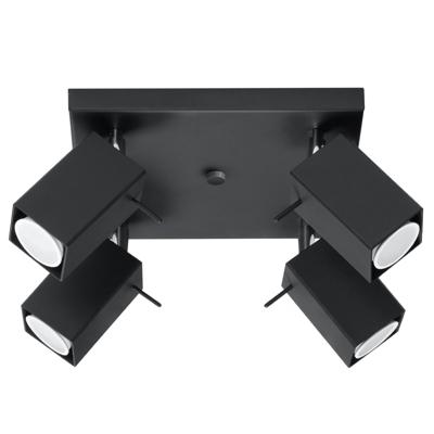 Plafondlamp MERIDA 4 zwart