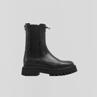 Bronx Enkellaars Groov-y Leer Zwart , Maat 39 Bronx Enkellaars Groov-y Leer Zwart , Maat 39