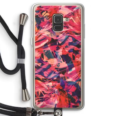 California: Samsung Galaxy A8 (2018) Transparant Hoesje met koord