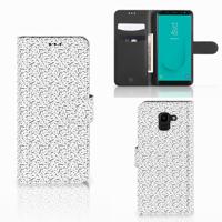 Samsung Galaxy J6 2018 | Telefoon Hoesje | Stripes Dots