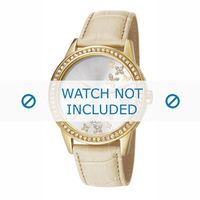 Esprit horlogeband ES107302-004 Leder Beige + standaard stiksel
