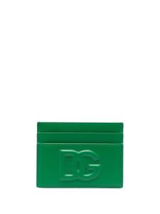 Dolce & Gabbana porte-cartes à logo embossé - Vert