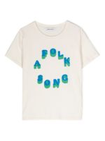 Bobo Choses t-shirt A Folk Song en coton - Tons neutres Bobo Choses t-shirt A Folk Song en coton - Tons neutres