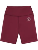 Sporty & Rich short cycliste à logo imprimé - Rouge