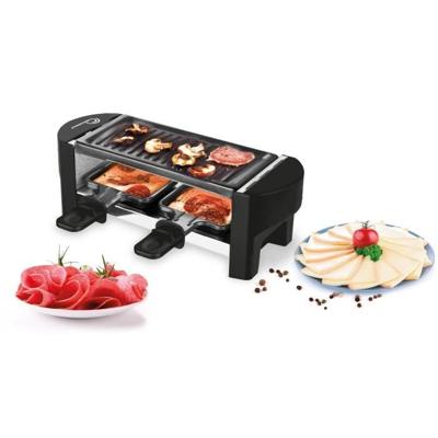 Raclettemachine - LITTLE BALANCE - Met zijn tweetjes - 350 W - 2 personen - Wit/Zwart