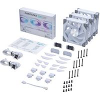 Phanteks D30 PWM Reverse Airflow D-RGB 120MM White 3-pack