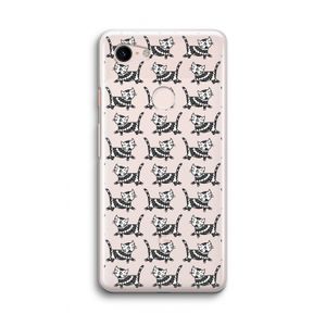 Zwarte poes: Google Pixel 3 Transparant Hoesje