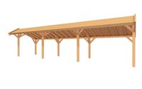 YARD Outdoor SUBLIME Kapschuur - 1100x250 cm Douglashout- Kapschuurdak- - YARD Outdoor